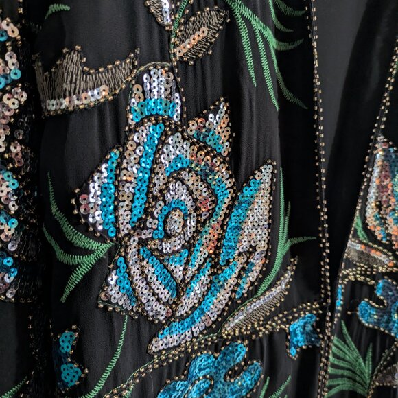 Calf Length Sequin Duster - Picture 3 of 5